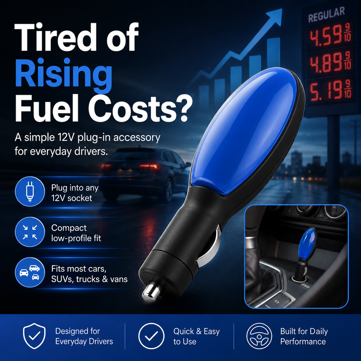 🚗 2026 New Upgrade Device – Automotive Gas Saver for Cars & Trucks, Spill Saver
