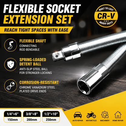 Hot sell Universal Flexible Wrench Socket Tool – High Torque & Tight Space Repair Adapter