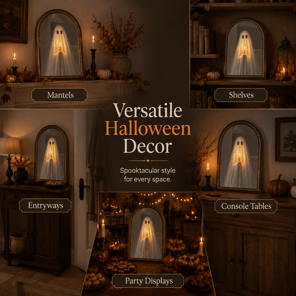 2026 Halloween Hologram Ghost Mirror