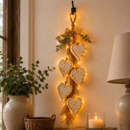 🍂🤎Hanging Heart Wall Decor