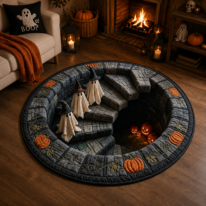 3D Illusion Halloween Rug
