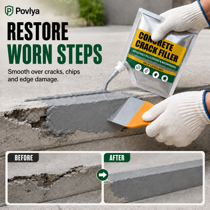 🏠 Waterproof Concrete Crack Filler for Indoor & Outdoor Use