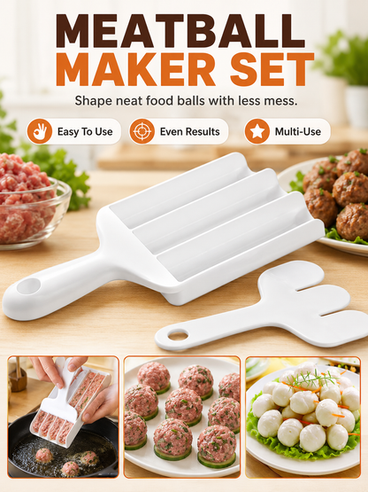 🥟 Kitchen Helper ✨ Multi-Function Dumpling & Meatball Maker for Quick, Easy Food Shaping