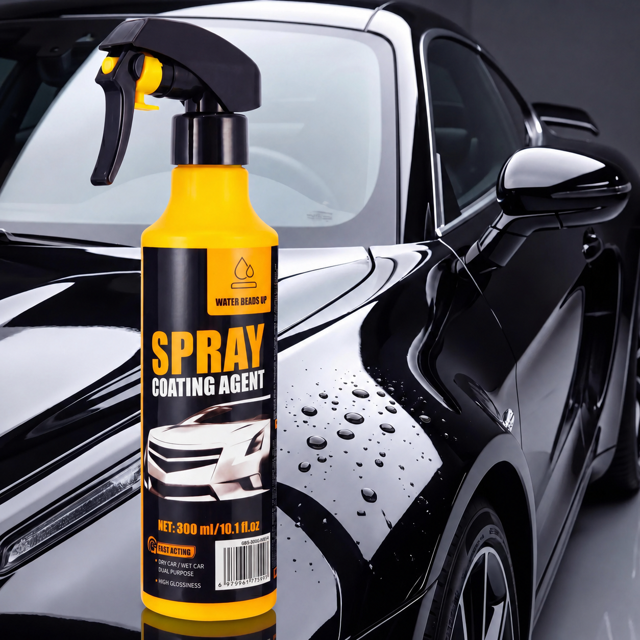 🚗✨Hydrophobic Car Coating Spray – Gloss & Paint Protection