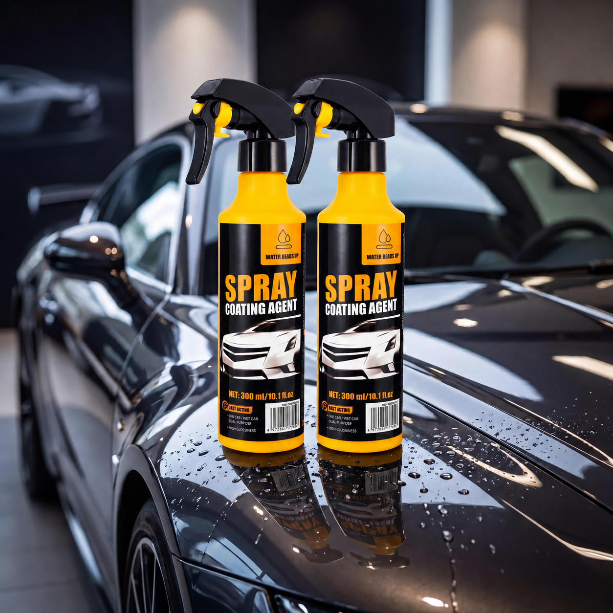 🚗✨Hydrophobic Car Coating Spray – Gloss & Paint Protection