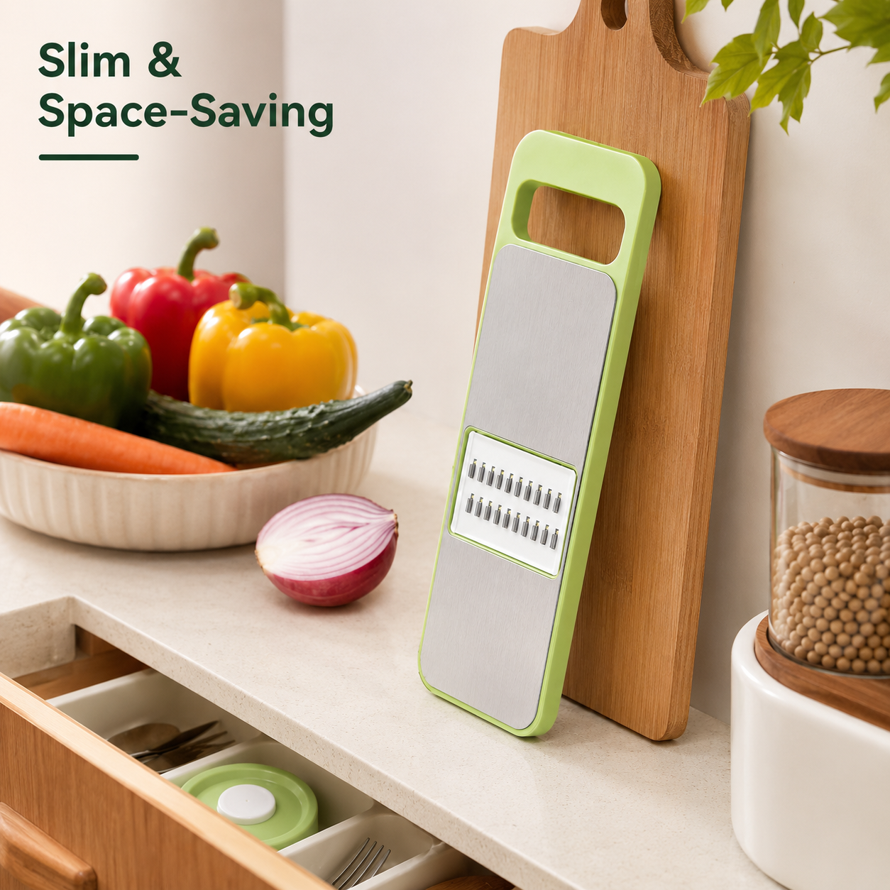 🥗🔪 Multi-Function Vegetable Slicer – Slice, Shred & Julienne