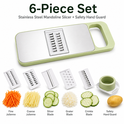 🥗🔪 Multi-Function Vegetable Slicer – Slice, Shred & Julienne