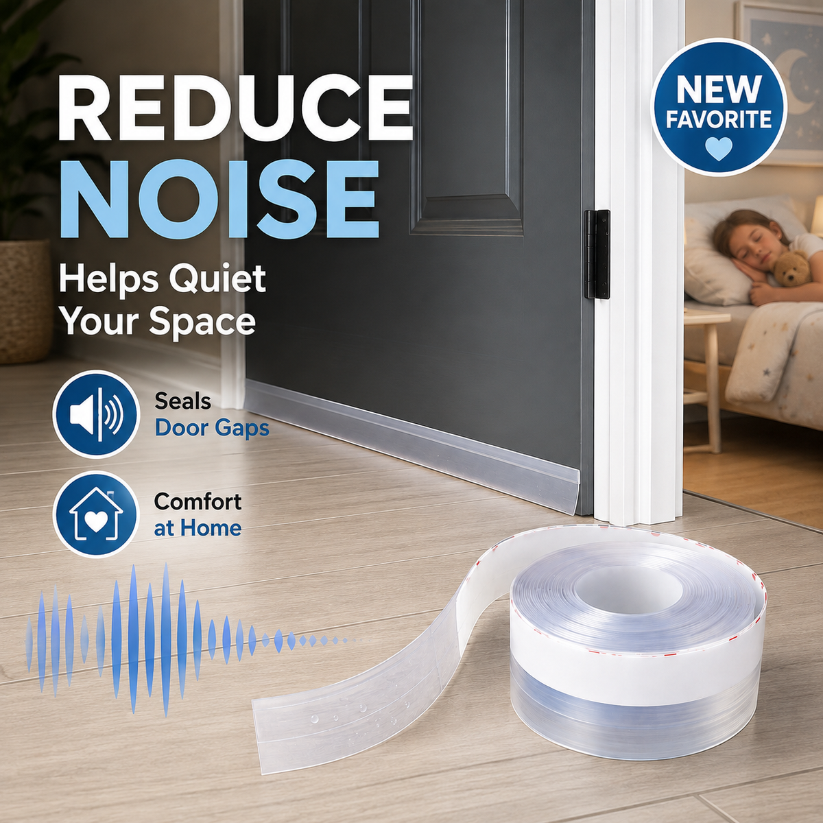 🔥50% OFF🛡️Universal Door Gap Seal Tape – Draft, Dust & Bug Blocker