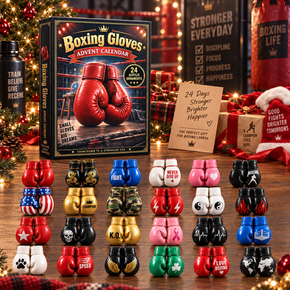 CHRISTMAS KICKOFF 49% OFF - Boxing Gloves Advent Calendar 2026 - 24-Day Festive Countdown