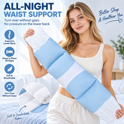 Adjustable Lumbar Support Pillow – For Bed, Office, Car & Sofa