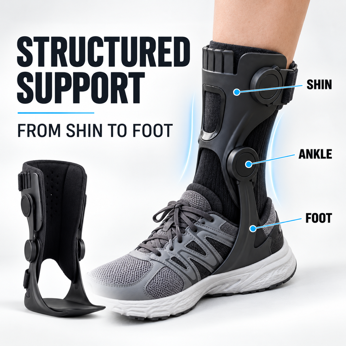 🦶 AFO Foot Drop Support Brace – Toe Lift Ankle Foot Support 🚶