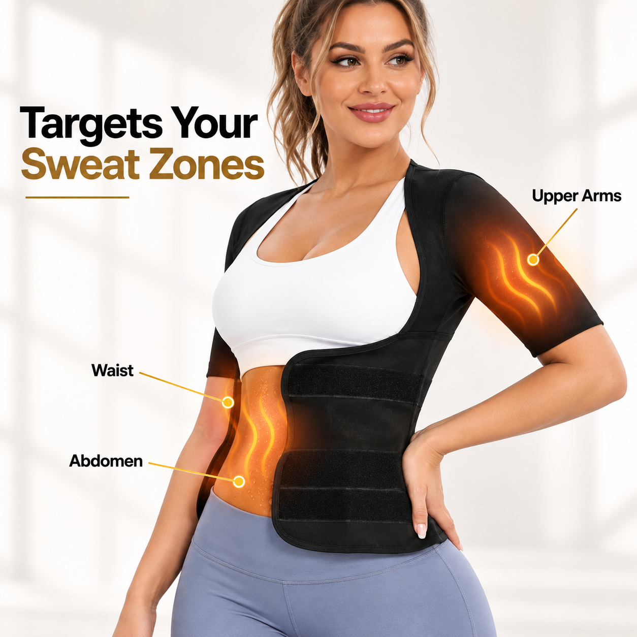 🔥 Women's Sweat Compression Shapewear Vest – Tummy Control & Sculpting Fit