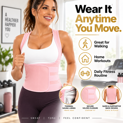 🔥 Women's Sweat Compression Shapewear Vest – Tummy Control & Sculpting Fit