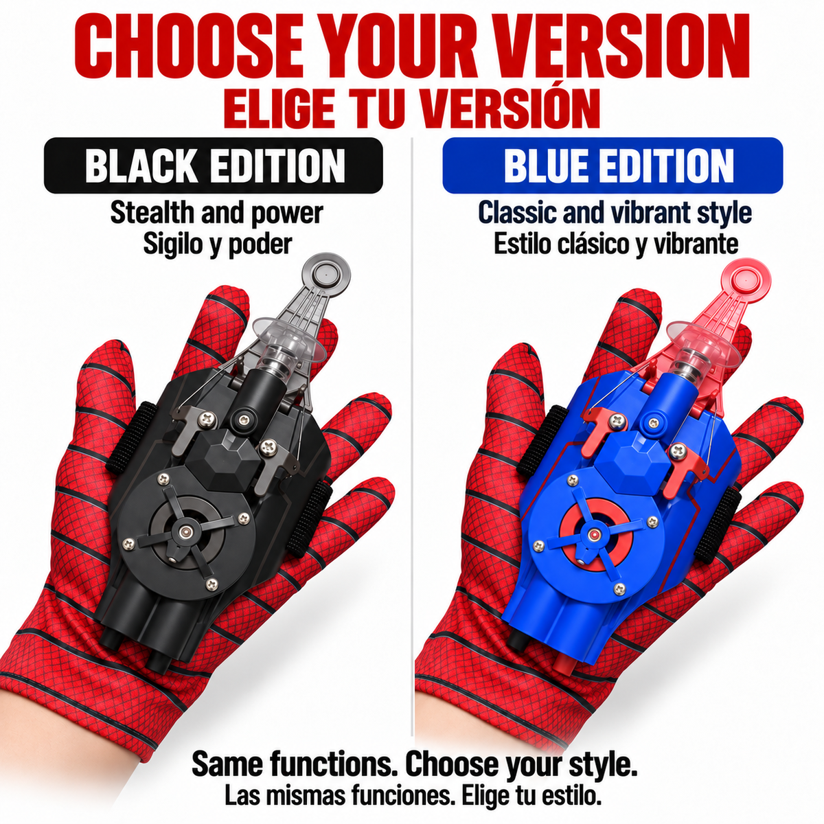 🕷️ Superhero Web Shooter Wrist Toy – Wearable Launcher with Wrist Strap, Interactive Web-Shooting Action Toy for Kids, Cosplay, Role Play & Gifts 🕸️⚡