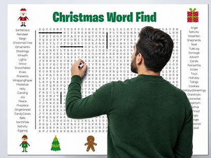 🎉 Jumbo Thanksgiving Word Search Poster(🎉Giant 36'x24' Wall Game)