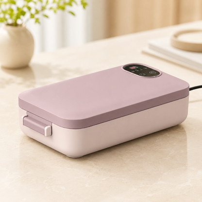 🍱 LIMITED-TIME 50% OFF! ✨ Portable Electric Lunch Box – Self-Heating, 7200mAh, 304 Stainless Steel 🔋