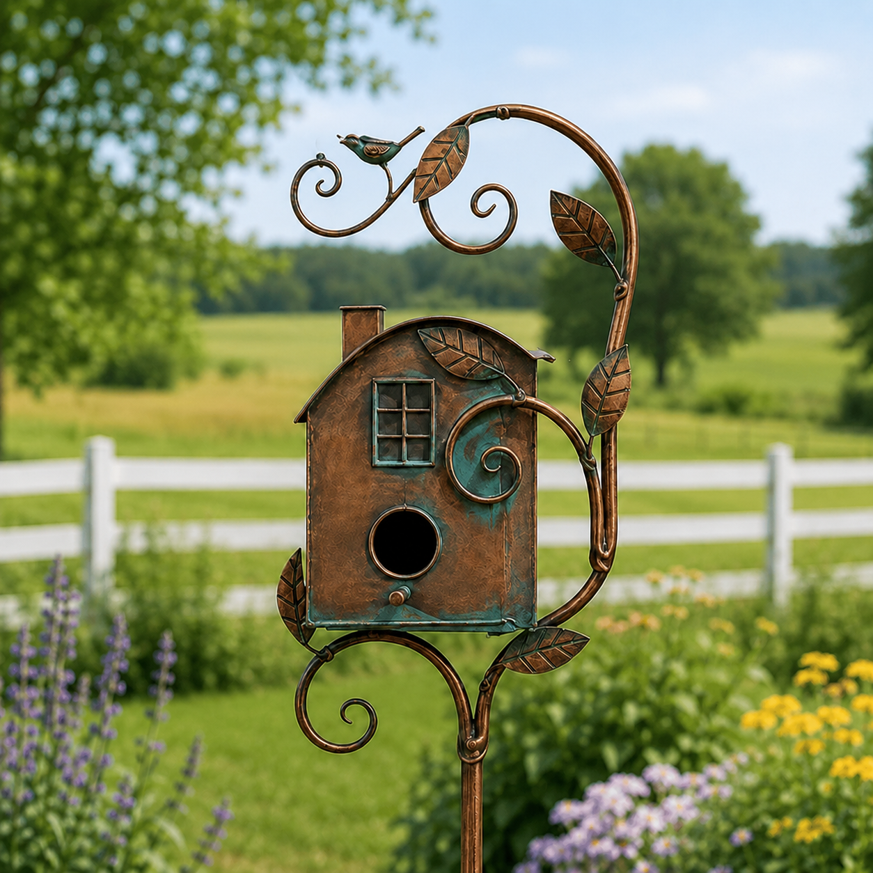 🐦Handmade Iron Birdhouse❤