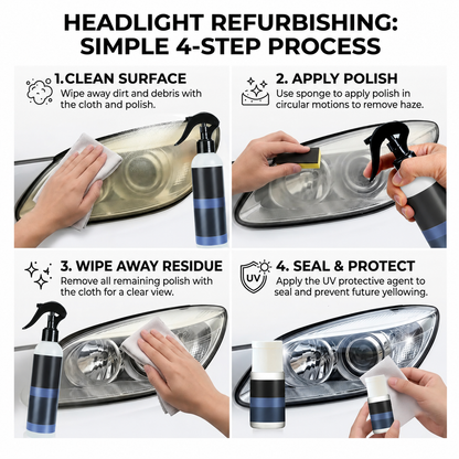 🔥2026 HOT SALE🔥🚘Automotive Headlamp Restoration Fluid