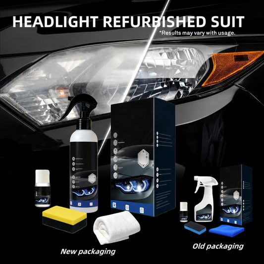 🚘✨ Automotive Headlamp Restoration Fluid – Restore Cloudy, Yellow & Dull Headlights for a Clearer Look