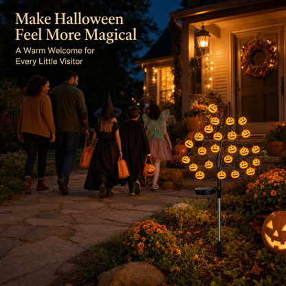 🎃 Pumpkin Solar Stake Light – A Warm Halloween Welcome