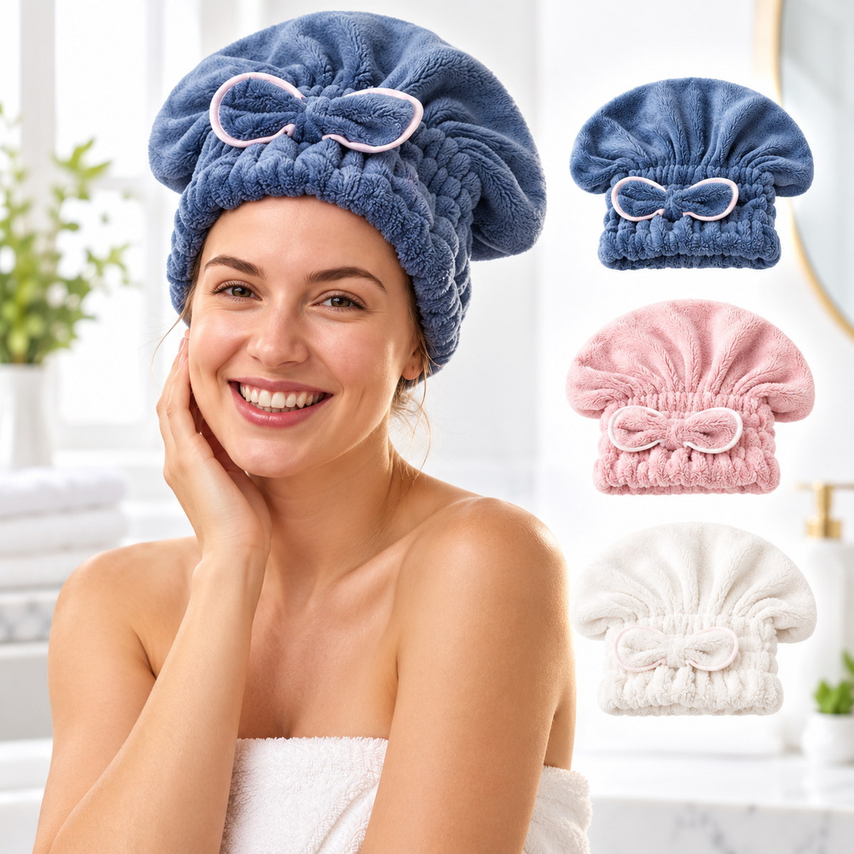 Super Absorbent Hair Towel Wrap