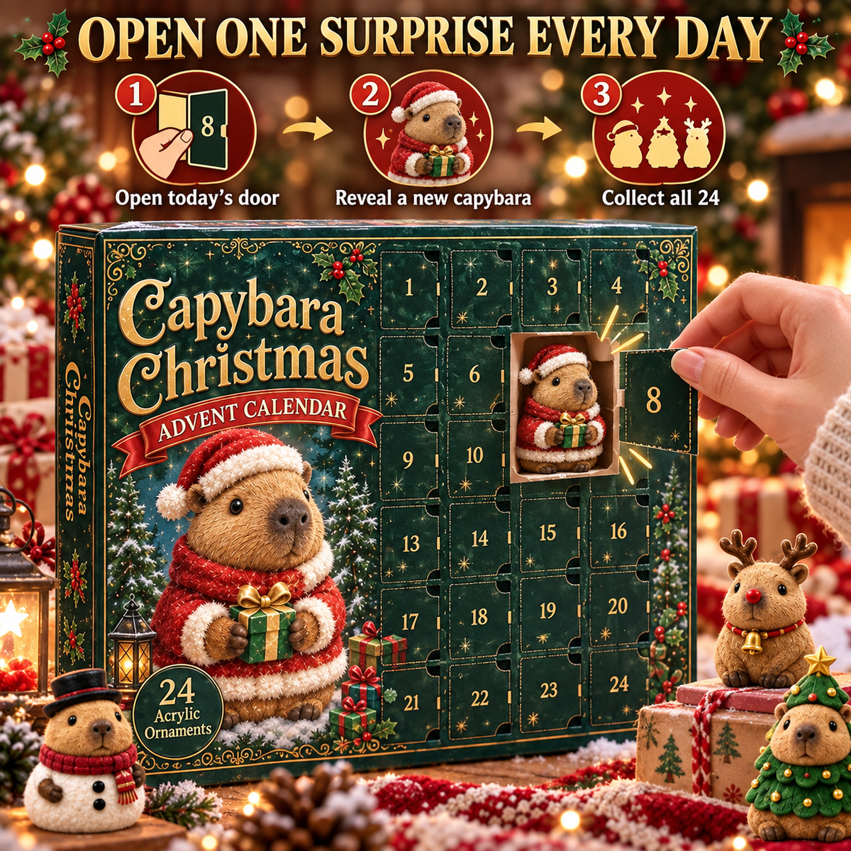 49% OFF - Friend-shaped Buddy Christmas Advent Calendar 2026 - 24-Day Festive Countdown,  Charms Blind Box - Gift For Friend-shaped Buddy Lovers
