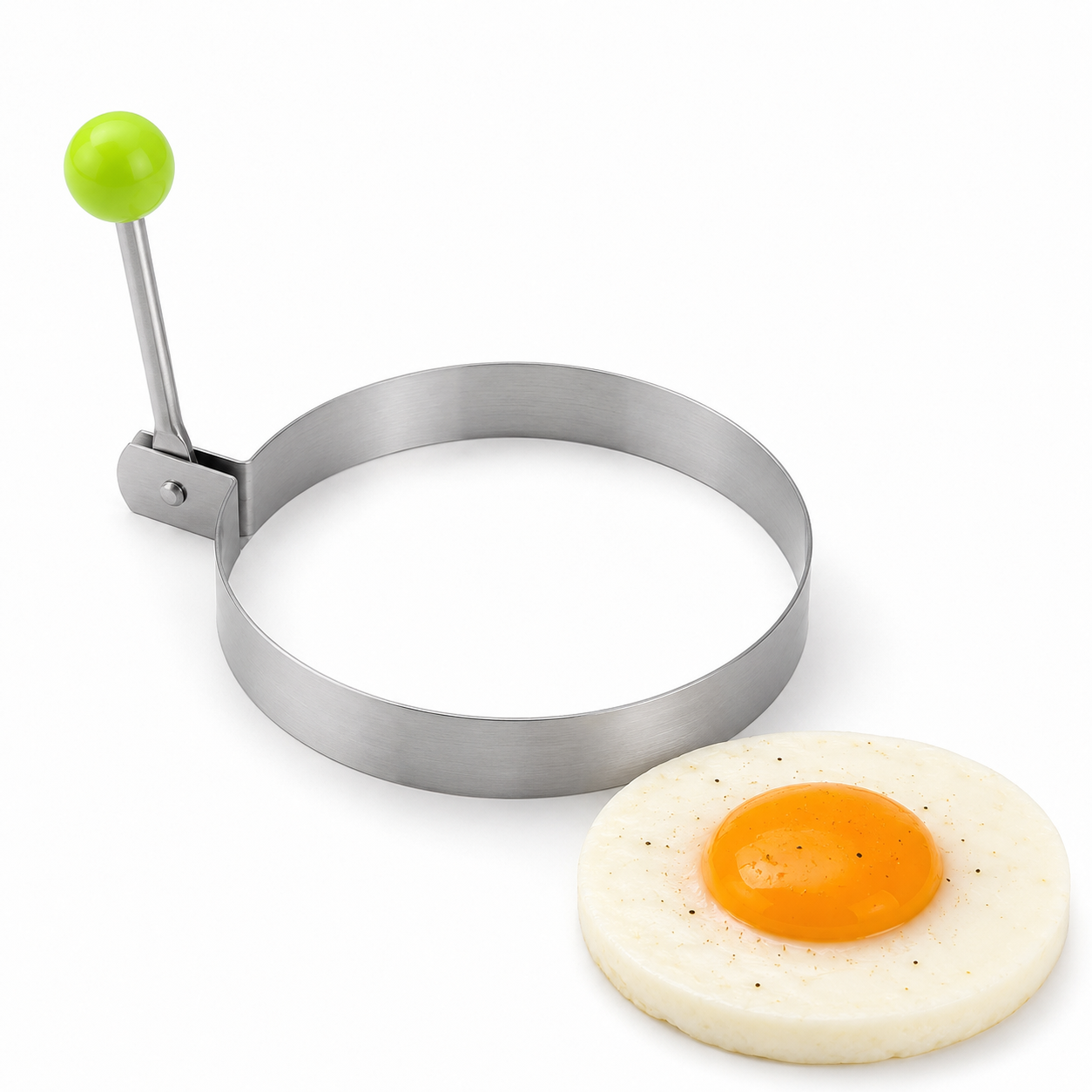 🍳 Stainless Steel Egg Rings & Pancake Molds – 5 Fun Shapes 🥞
