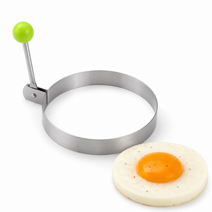 🍳 Stainless Steel Egg Rings & Pancake Molds – 5 Fun Shapes 🥞