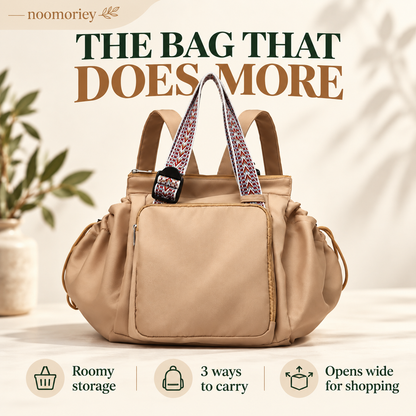Expandable Tote Bag for Women – Large Capacity Multi-Pocket Work & Travel Bag