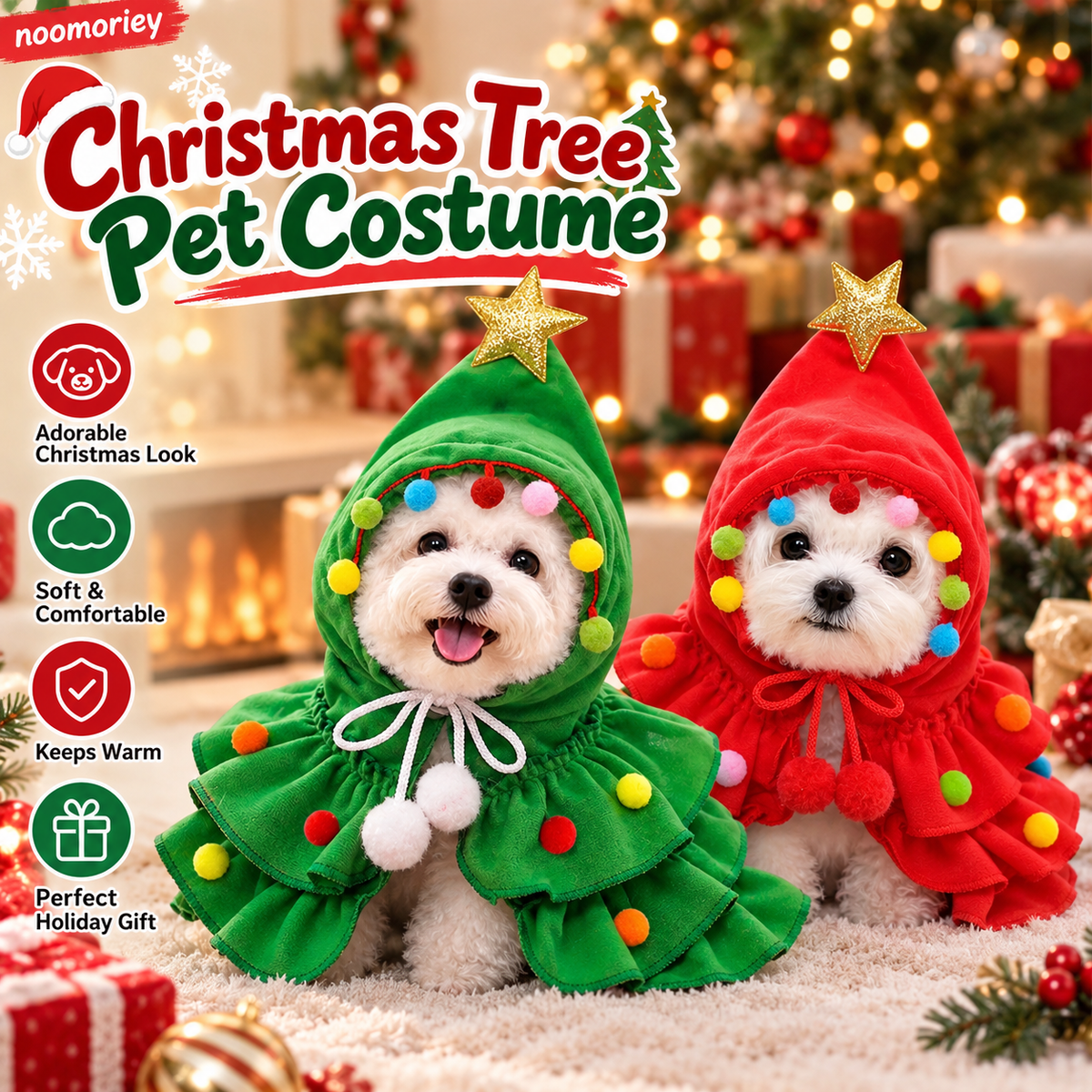 Christmas Pet Sweater – Cozy Winter Dog & Cat Outfit