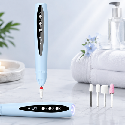💅 2-in-1 Electric Nail Drill with UV Gel Light – Portable Manicure & Pedicure Kit ✨
