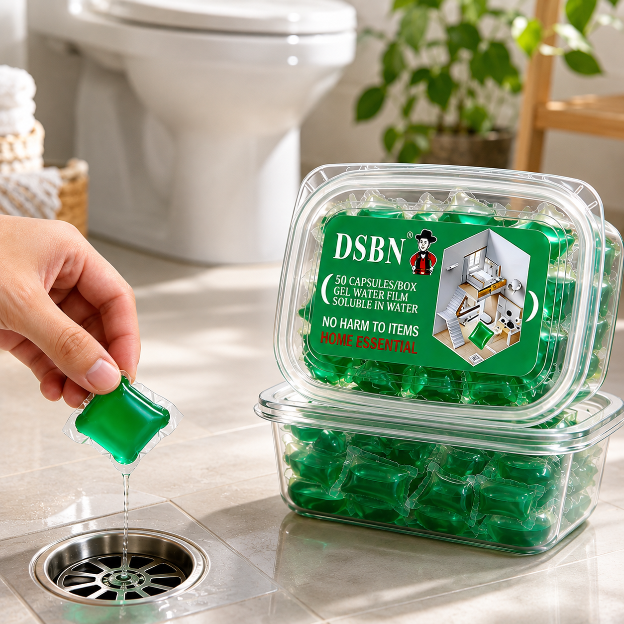 🏠💧Drain Deodorizer Pods – Say goodbye to embarrassing odours. 🚰✅