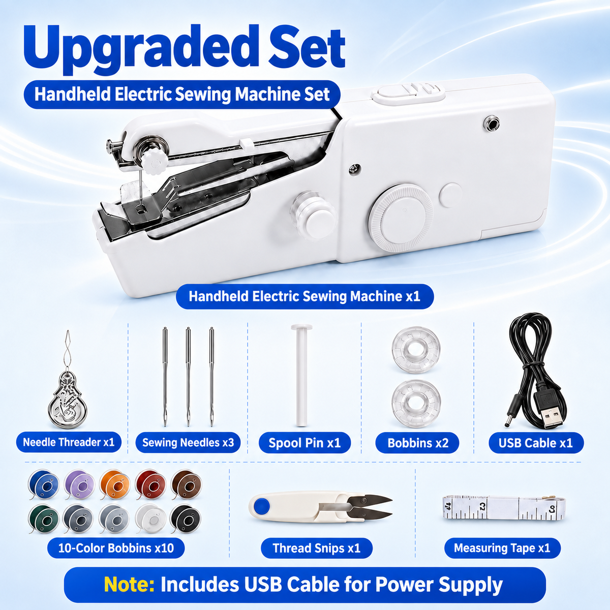Portable Handheld Sewing Machine – Quick Fabric Repair Tool