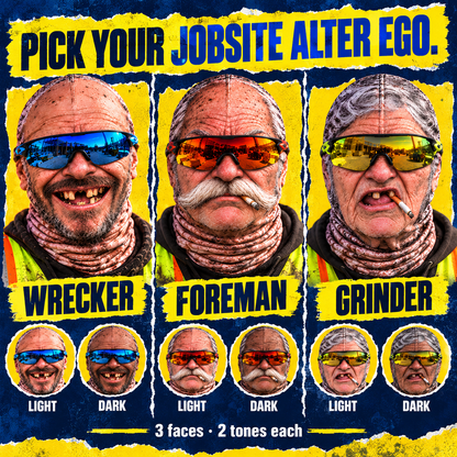 😂 Funny Construction Worker Face Ski Mask – Jobsite Prank Gift