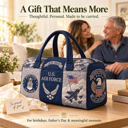🇺🇸🧵 Hand-Embroidered Military Tribute Tote – Carry the Pride 🎁