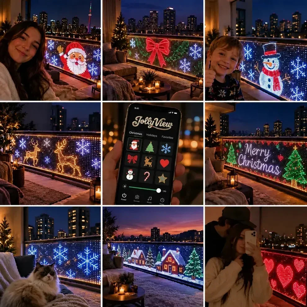 ✨ Save 54%+ FREE SHIPPING | Animated Christmas Curtain Lights – Turn Your Balcony Into a Holiday Show
