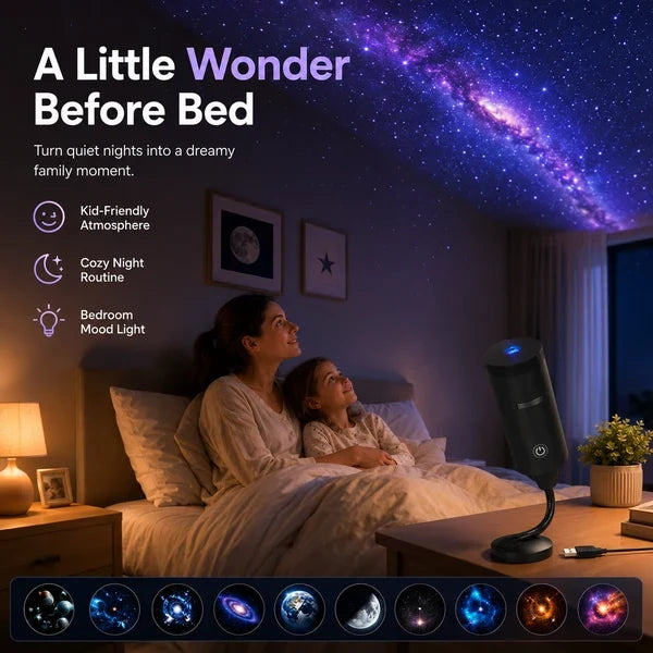 Last day Promotion 🔥Plug-&-Play HD Christmas Projector