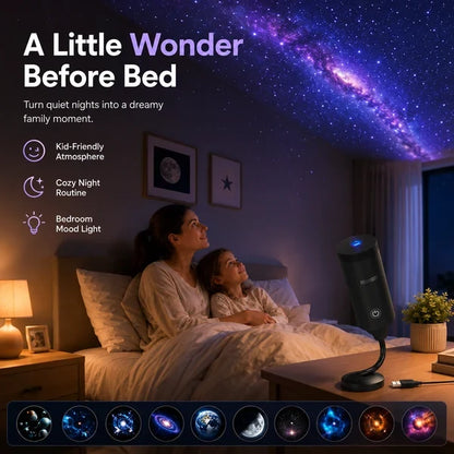Last day Promotion 🔥Plug-&-Play HD Christmas Projector