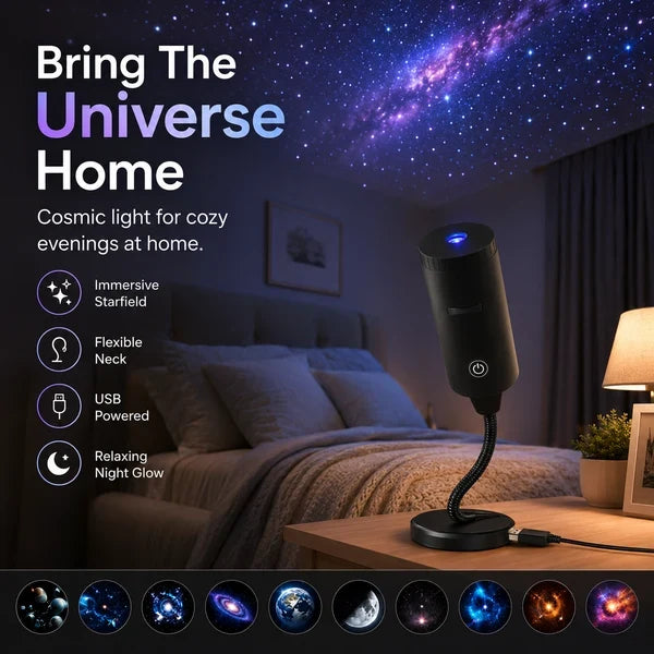 Last day Promotion 🔥Plug-&-Play HD Christmas Projector