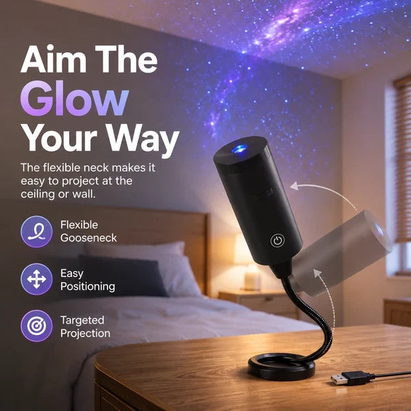 Last day Promotion 🔥Plug-&-Play HD Christmas Projector