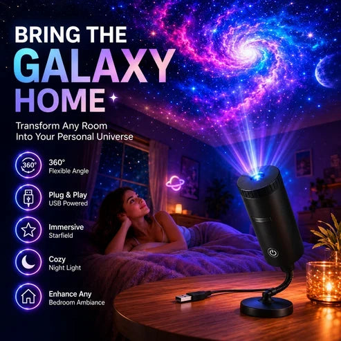 Last day Promotion 🔥Plug-&-Play HD Christmas Projector