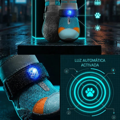 Dog Shoes With Built-in LED Light 🐾（2pcs）