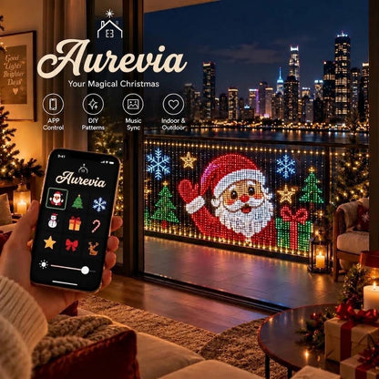 ✨ Save 54%+ FREE SHIPPING | Animated Christmas Curtain Lights – Turn Your Balcony Into a Holiday Show