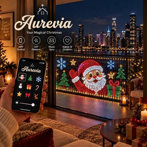 ✨ Save 54%+ FREE SHIPPING | Animated Christmas Curtain Lights – Turn Your Balcony Into a Holiday Show