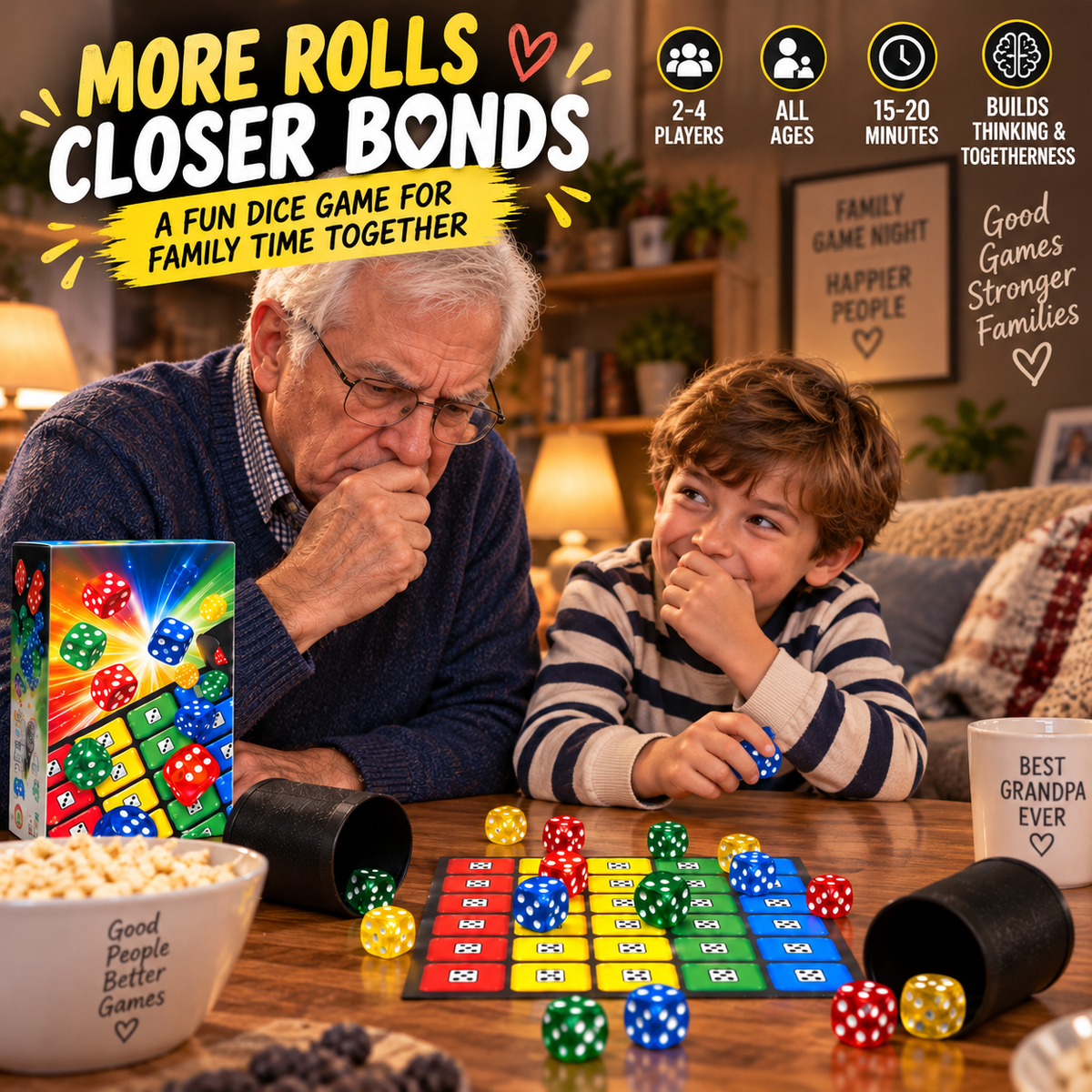 🎲 Rockin’ Dice Challenge – Fast-Paced Rolling Board Game for Family Game Nights 🔥