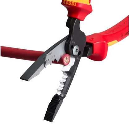 ⚡ Multi-Function Wire Stripping Pliers – 1000V Insulated Electrical Tool