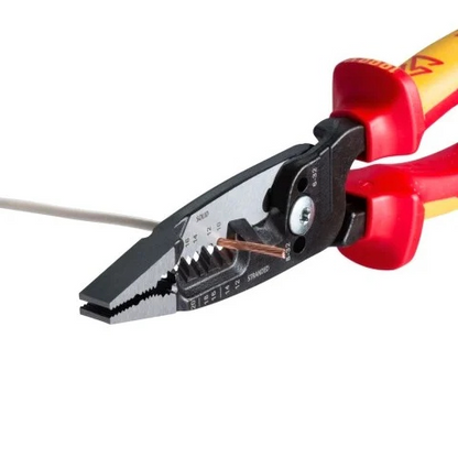 ⚡ Multi-Function Wire Stripping Pliers – 1000V Insulated Electrical Tool