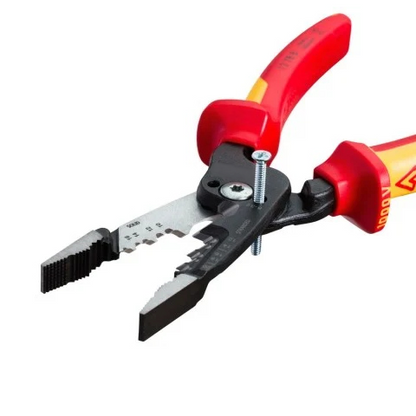 ⚡ Multi-Function Wire Stripping Pliers – 1000V Insulated Electrical Tool