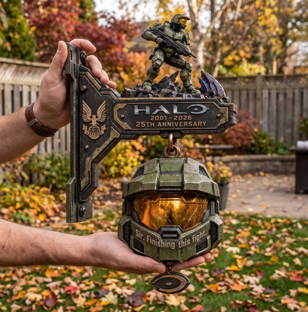 2001–2026 25th Anniversary Master Chief Helmet Wall Bell
