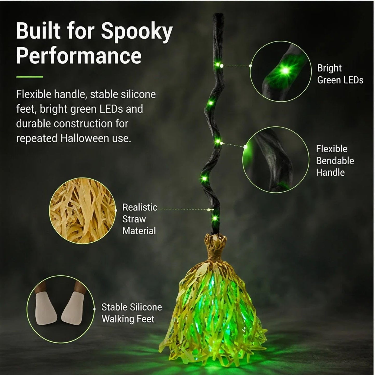 The Halloween Toy That Makes Kids Scream With Excitement! 🧹🎃 A Magical Witch Broom That Moves, Glows & Brings Their Imagination To Life